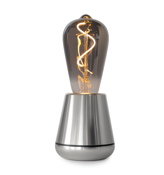 humble the one lamp in titanium with smoke bulb