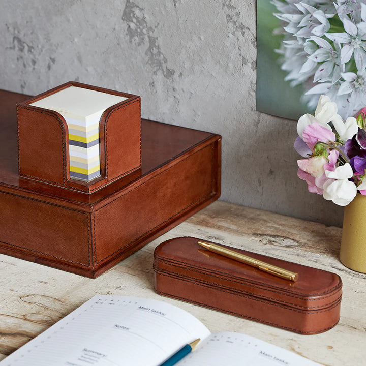 leather pen box by life of Riley