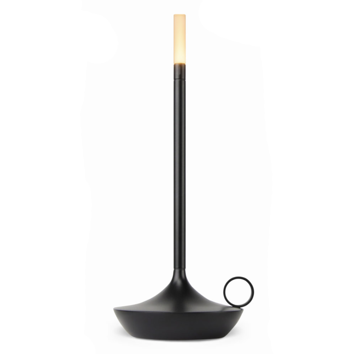 The Wick in black on white background