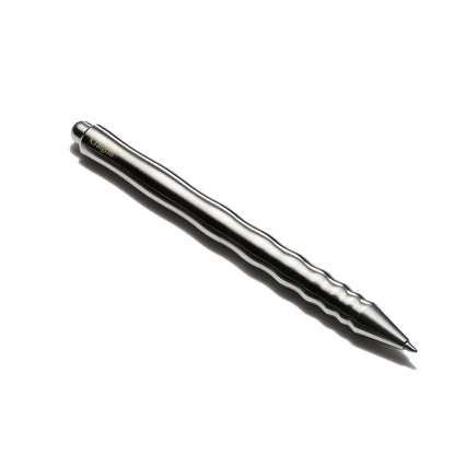 stainless steel Kepler pen on white background