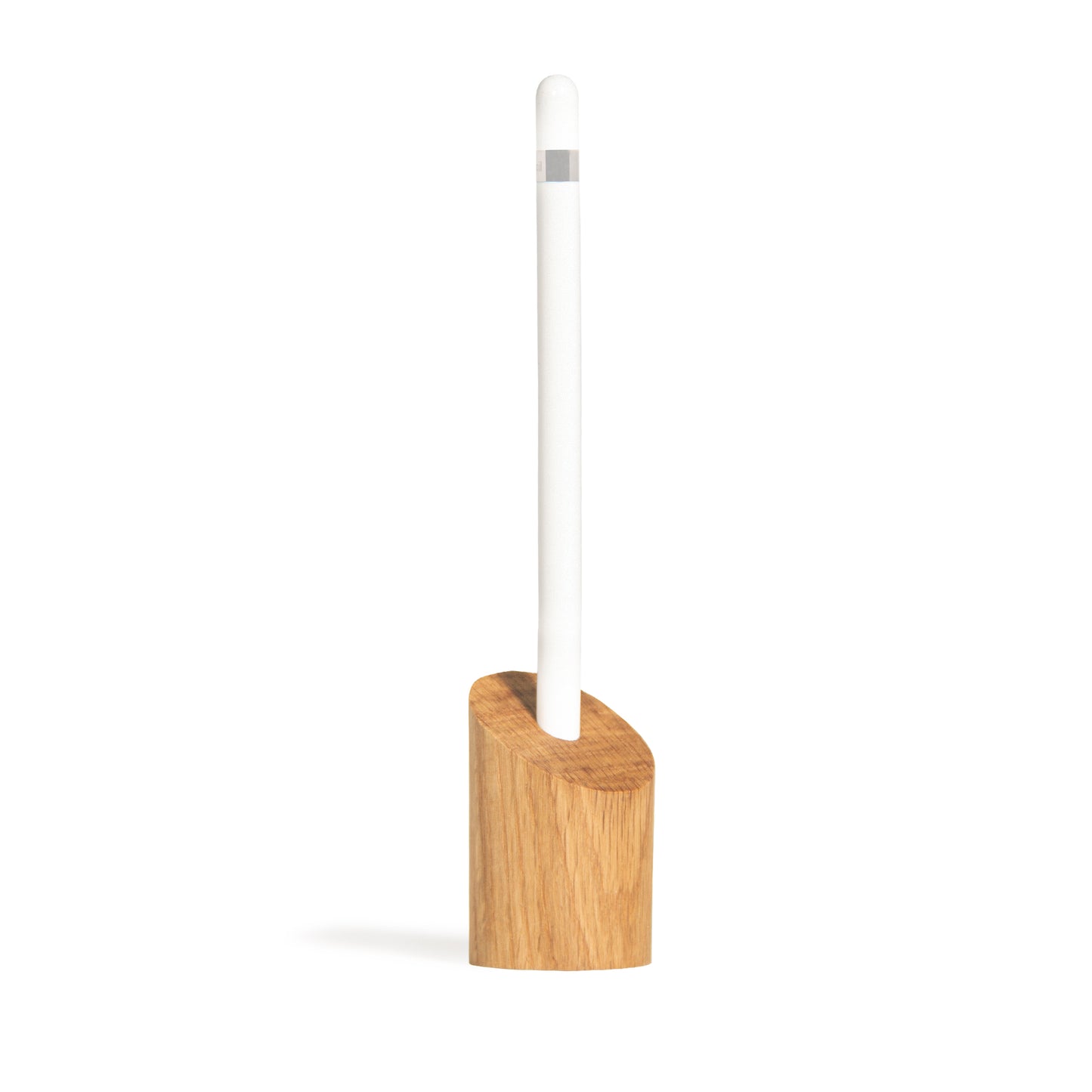 Sima Apple Pencil holder by woodendot over white background