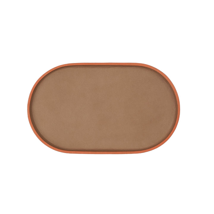 plato organiser number three in beige leather